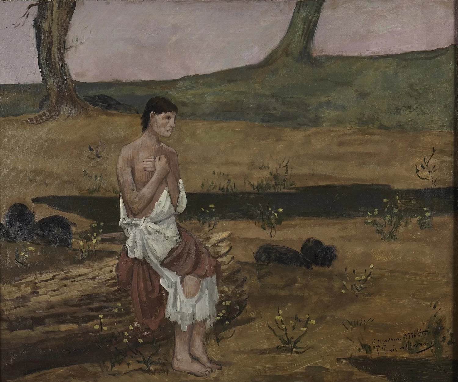Pierre Puvis de Chavannes - Il figlio prodigo, Princeton University Art Museum